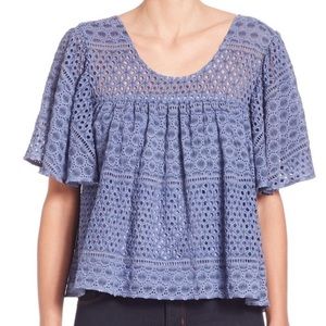 EUC Prose & Poetry Marigold Bell Sleeve Blouse